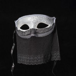 BURNNELL Retro Style Venice Singing Plastic Creative Masquerades Cosplay Face Cover Party Cosplay Festival Supplies
