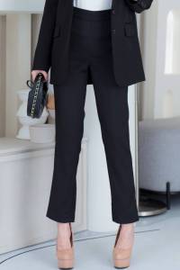 เสื้อสูทผู้หญิงแต่งกระเป๋าอก No.2324 ใส่คู่กางเกงกระบอกเล็ก No.2324-2(S-6XL)