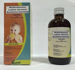 Nutrakidz 120 mL Syrup Vitamin B Complex and L-Lysine