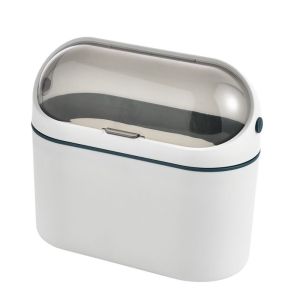 XYAX(XUNJIE) Desktop Under Sink Dustbin Recycle Mini Compost Bin Trash Can Rubbish Bucket Waste Basket Garbage Bin