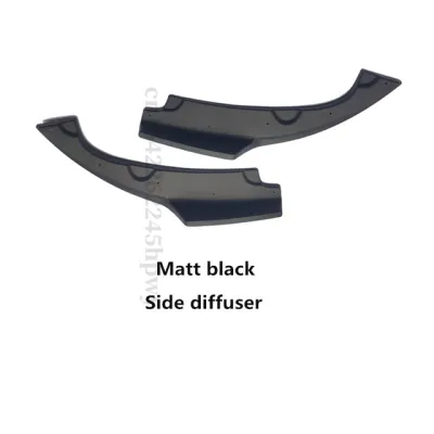 【T-Moto】 Side Rear Diffuser Spoiler Bumper Lip Exhaust Wide Body For Honda Civic 10th 2018 2016 2017 2019 2020 Tuning Accessories