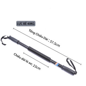 Thanh Gậy Tập Tay Lò Xo Đàn Hồi Cao Cấp Gậy Bẻ Tập Cơ Tay Vai Ngực 20kg 30kg 40kg Tập Gym Tập Thể Dục Tại Nhà