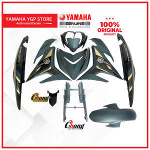Yamaha Y15ZR YSuku V5 Matte Green (Hijau Emas) 2023 Body Cover Set & Stripe Sticker  B17-F0000-A0-P3 (MDNCM1) Original HLY!