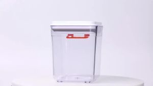 Press type plastic sealed jar food grade sealed preservation box transparent grain and miscellaneous grain storage jar nut storage