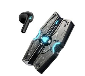 #หูฟังบลูทูธ ร้สาย5.3ของแท้ Bluetooth แบบคู่พร้อมกล่องชาร์จสุดยอดหูฟังยุคใหม่ ดีไซน์ล้ำเทคโนโลยีล่าสุดดีไซน์กึ่งอินเอียร์ ไม่เมื่อย