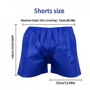 100Pcs Disposable Men Sauna Shorts For Bath / Massage / Sweat Steam / Foot Bath/boxer