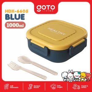 Goto Mumu Lunch Box Tempat Makan Kotak Bekal Bento Box 3 Sekat