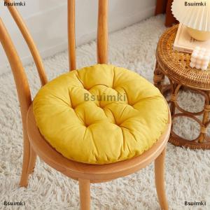 [COD] Bsuimki เบาะรองนั่งทรงกลมสีสำหรับเก้าอี้สำนักงานเบาะรองนั่งในครัวเรือนเบาะรองนั่งโซฟาทานอาหารเบาะรองก้นสำหรับนักเรียน