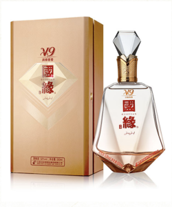 国缘 V9 白酒 52% 500ml/瓶 GuoYuan V9 52% Baijiu 500ml/Bottle