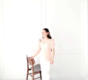 candy Casual Graduation Party School Events Recognition Filipiniana Puff Sleeves Sweetheart  Square Neck Line Top Blouse   fits up to xl body frame classy and elegant timeless classic  timeless top casual or party classic top super kapal ng tela hindi kay