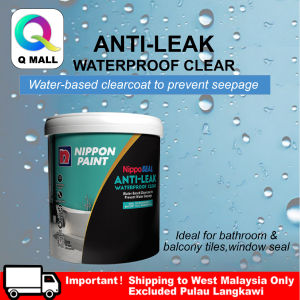 Seamaster Elastic Klear Elastomeric Waterproof Transparent 8650 (1KG/5KG) / 1L NippoSeal Anti-Leak Waterproof Clear