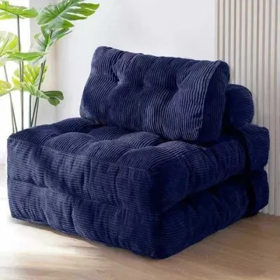 【SG Stock】Foldable Waffle Sofa Bed 2-in-1 Convertible Couch for Small Space