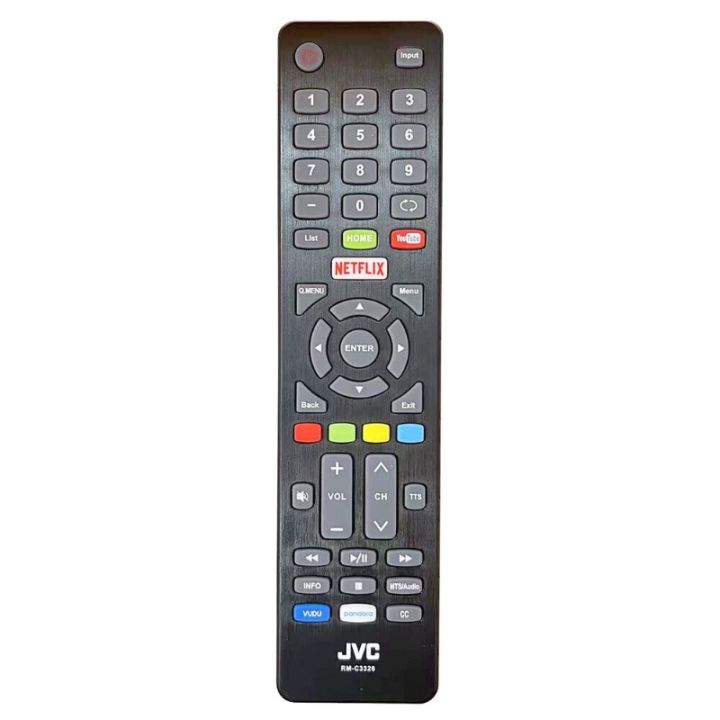 New RMC3326 For JVC Smart TV Remote Control With Youtube NETFLIX