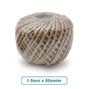 Store Age [1pcs/5pcs] Jute Rope String Tali Guni DIY Craft Hiking Climbing Sumbu Pelita Brown Natural Rope Tali Cakar Kucing