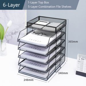 LIVELYN Có thể xếp chồng lên nhau Kệ hồ sơ Siêu năng lực Có thể tháo rời Giá lưu trữ hồ sơ Chủ nghĩa tối giản Quản lý tài liệu Bộ tổ chức để bàn Trang chủ