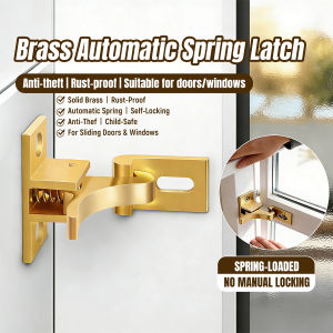 UNeed Small Bird Latch Automatic Window Gate Lock Spring Bounce Door Bolt Latch For Sliding Doors/Windows