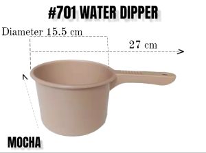 Home plastic home ladle Kitchen thickened long handle water ladle Large capacity water ladle Bathroom baby ladle