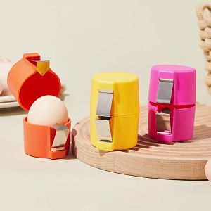 Portable Eggs Opener Device Child Friendly Eggshell Cracker Tool Practical Kitchen Gadget for Meal Preparation