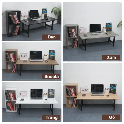 Bàn Học Bàn Làm Việc Ngồi Bệt Gấp Gọn Đa Năng 80x40cm 100x50cm 120x60cm Cho Phòng Nhỏ - Luzo Home