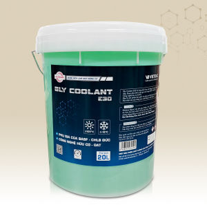 [CAO CẤP] Nước làm mát động cơ Xe Tải Xe Bus GLY COOLANT E30 Xanh/Đỏ Can 20L