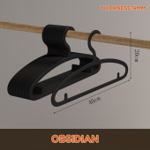 Modern Minimalist Plastic Hanger 42CM Adults Hanger Kids Hanger Premium Quality Plastic Hanger