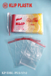 Kantong Plastik Klip Double / Plastik Klip / Double Klip / Ukuran 17 x 12 cm Harga per 1 pack.