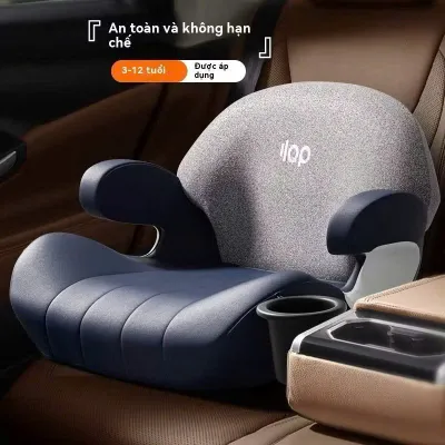 Ghế ngồi ô tô cho bé ULOP chính hãng chuẩn ISOFIX dùng cho bé 3-12 tuổi có tựa lưng tựa taytựa đầu an toàn thể gấp gọn
