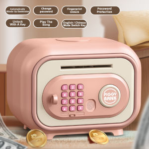 Electronic Bank Safe Box Money Boxes For Children Digital Coins Cash Saving Safe Deposit Mini ATM Machine Toys Kids Gift 