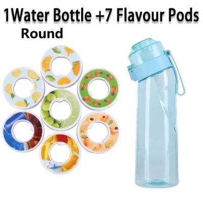 【Shop the Latest Trends】 7/1 Pcs Air Up Flavored Water Bottle Scent Water Cup Sports Water Bottle For Outdoor Fitness Water Cup With Straw Flavor Pods