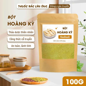 Bột hoàng kỳ nguyên chất 100g bồi bổ tăng cường miễn dịch - Lãn Ông