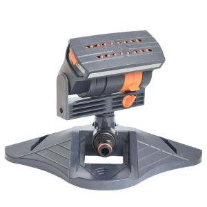 MYHAUL Automatic Swing Garden Sprinkler 16 Holes Adjustable Irrigation Oscillating Sprinkler Garden Tools Durable Watering System Lawn Watering