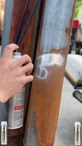READY STOCK!!! Stainless Steel Repairing Paint Spray 350ml  Anti Rust Metal Repair Coating  Stainless Steel Refurbish Spray 不锈钢修补剂