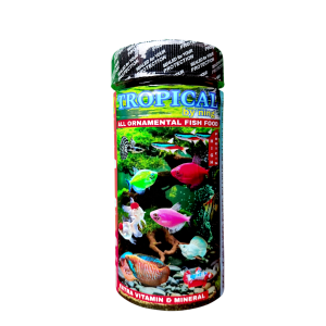 TROPICAL by ning All Ornamental Fish Food - High Protein | Pelet Premium Pakan Ikan Super Mini
