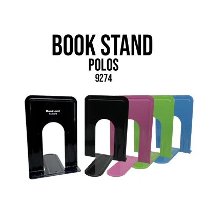 Book Stand / 2pc Book End / Sandaran buku SET / Penyangga buku / Book stand POLOS 9274