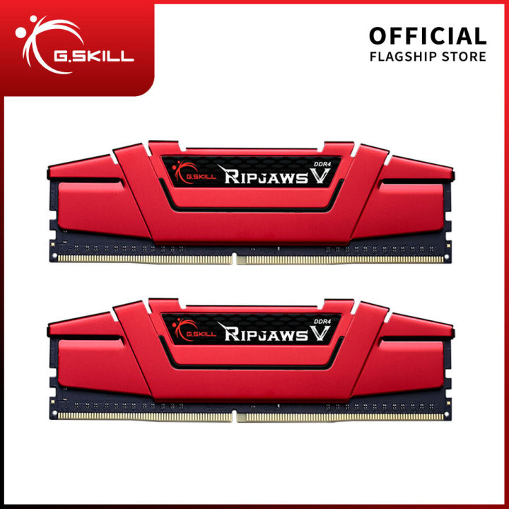 Ripjaws V 16GB DDR4 2400MHz CL17-17-17-39 DRAM RAM Desktop  Memory Red (F4-2400C17D-16GVR) Lazada PH