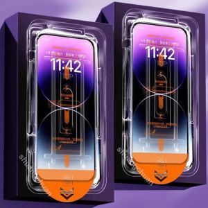 For Realme 11 4G Tempered Glass Realme 5 6 7 8 9 10 11 12 Auto-Dust Removal One-click Installation Tempered Glass Screen Protector Realme C51 C53 C55 C61 C63 C65 C67