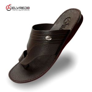 Sandal Jepit Pria Kulit Karet Anti Slip K-07 Elvredo