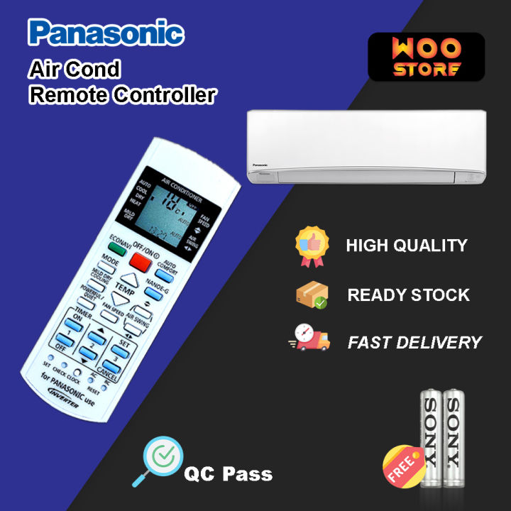 Panasonic Air Conditioner Remote Control ECONAVI Inverter (Free