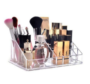 Rak Tempat Lipstik Akrilik Organizer Lipstic Holder Rak Penyimpanan Make Up Display Acrylic Susun