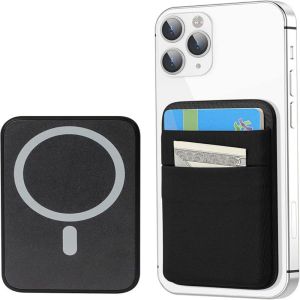 NIAOJIU Anti-theft Phone Card Bag For Magsafe Wallet Double Layer Wallet Case High Quality Elastic Mobile Phone Case Universal
