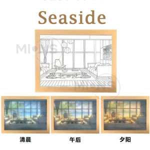 🇵🇭 Ins light painting LED night light bedside decoration bedroom lighting gift USB supply wall decoration 3 colors