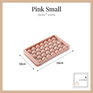 4Living 🇲🇾 Ice Maker Ice ball Cube Tray Jelly Maker Ice Maker Tray Plate Round Ice Ball Dulang Pembuat Ais Jelly 冰块模具