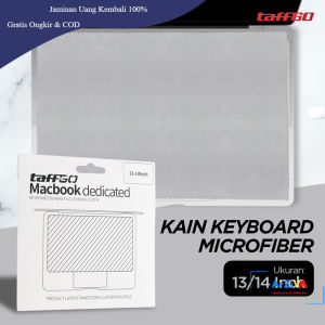 TaffGO Kain Keyboard Laptop Cover Lap Microfiber 13/14 Inch - AF02 - Gray