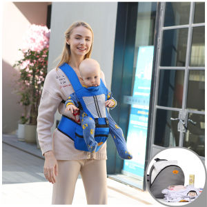 Baby Carriers Backpack With Hipseat for Infant Newbron Hipseat Carrier Front Facing Kangaroo Wrap Sling Bag 0-36 Month