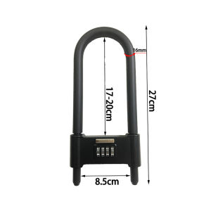 U-Shaped Door Lock U-Shaped Lock Car Lock Anti-Theft Heavy Duty Lock For Shop Door Digital Lock