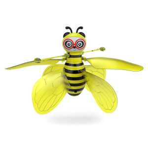 JDD【Fast delivery】【Current stock】RC Mini Infrared Sensor Bee Flying Induction Minion Drones Fly Aircraft Kids Toys Style:Small bee induction vehicle
