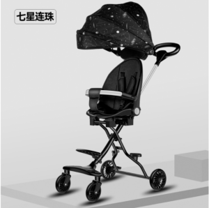 Taii2u Can Sit Reclining Walking Baby Handy Tool 4 Wheels Oxford Cloth Lightweight Magic Stroller双向可坐可躺折叠遛娃车