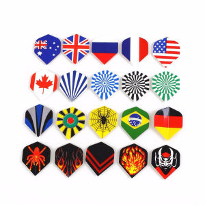 48/60Pcs Dart Flights Strong Durable Standard Accessories Kit for Soft/Steel Tip Darts Games