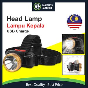 Autozone Fishing/Hunting/Camping Rechargeable Headlamp Lampu Kepala Terang