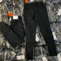Quần Jean đen nam cao cấp, rách gối phối khoá kéo, Style trẻ trung, Năng Động, BOY cháy phố. 